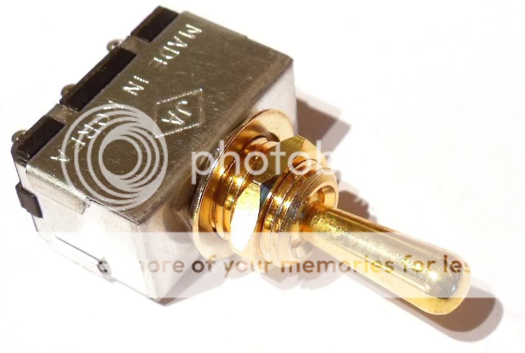 Electric guitar toggle switch rhythm treble 3 way chrome or gold pickup
