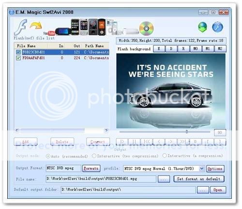 E.M.Magic Swf2Avi 2008 v6.7.0.128 Command Line Edition E.M.Magic Swf2Avi 2008 v6.7.0.128 Command Line Edition