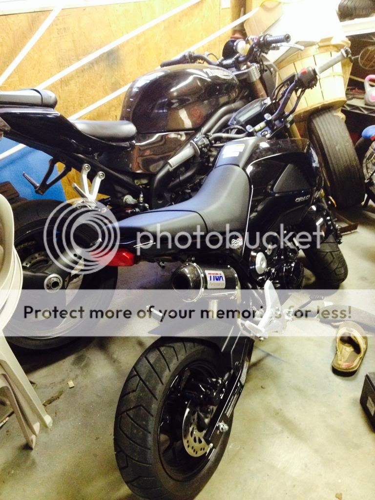 Pro Taper Mini Bars with renthal grips Honda Grom Forums